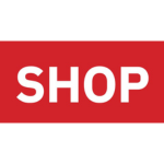 Logo showing the text "SHOP" on a red background.